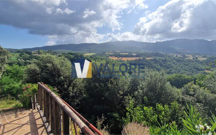 MASSA MARTANA: PORZIONE DI CASALE CON CORTE ESTERNA E TERRENO 