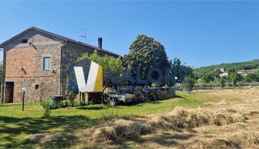 TODI - PIAN DI SAN MARTINO: CASALE CON TERRENO CIRCOSTANTE